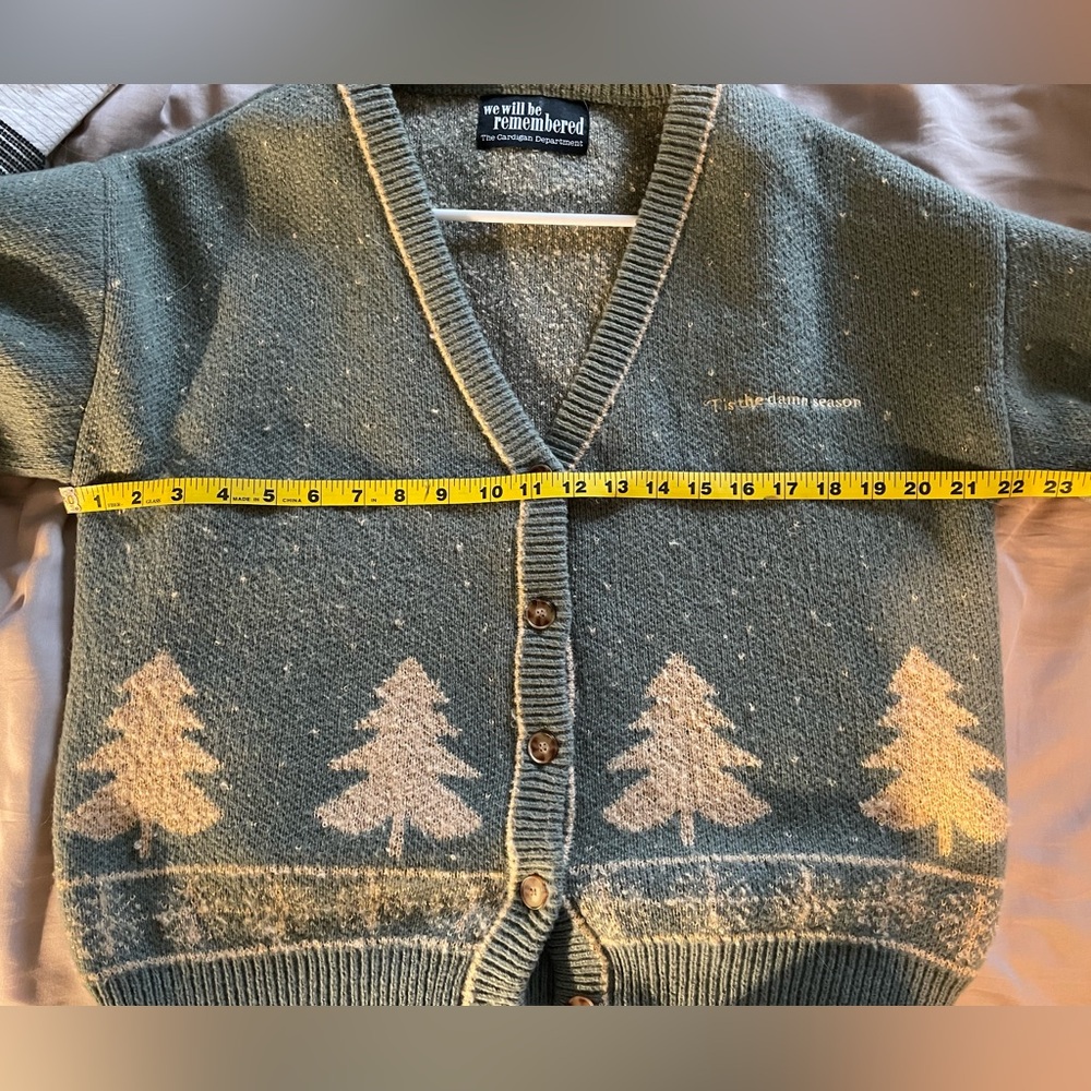 Taylor Swift Evermore Inspired Holiday Cardigan - Picture 6 of 11